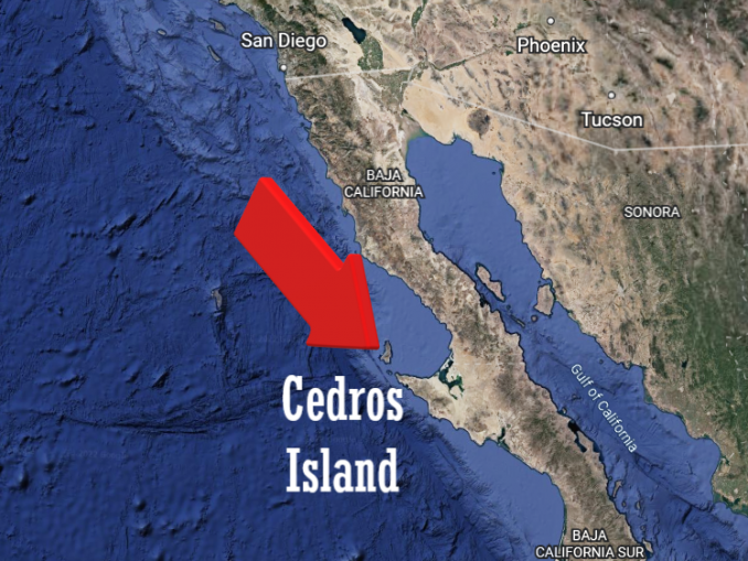 Cedros Island Location Map